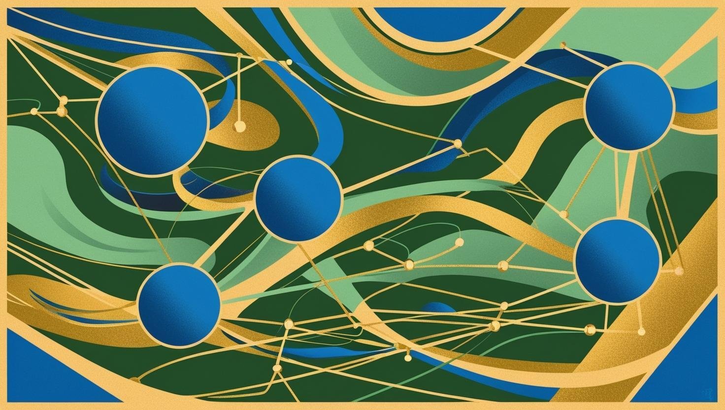 abstract image to accompany a blog post on Agentic AI 