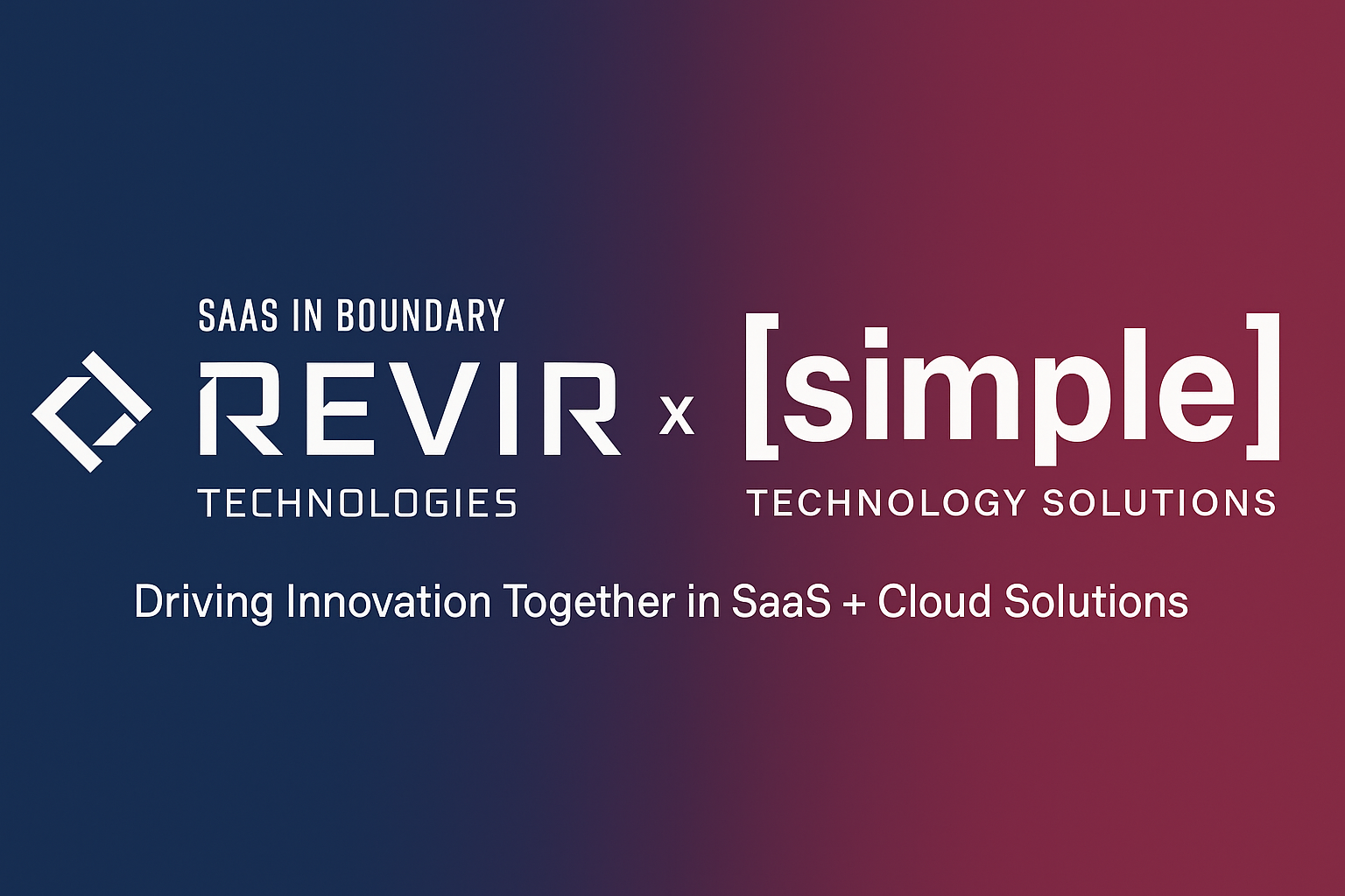 Simple Technology Solutions, Inc. (‘STS’) announced today that it has reached an agreement with Revir Technologies, Inc. (‘Revir’), to jointly offer its intelligent digital evidence management system delivering True Data Sovereignty.  